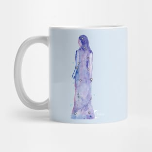 Virgo Galaxy Watercolor Mug